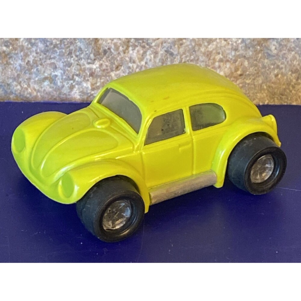 TONKA Mini Totes VW Beetle Bug Green USA-Made 1970s Vintage Die-Cast Car